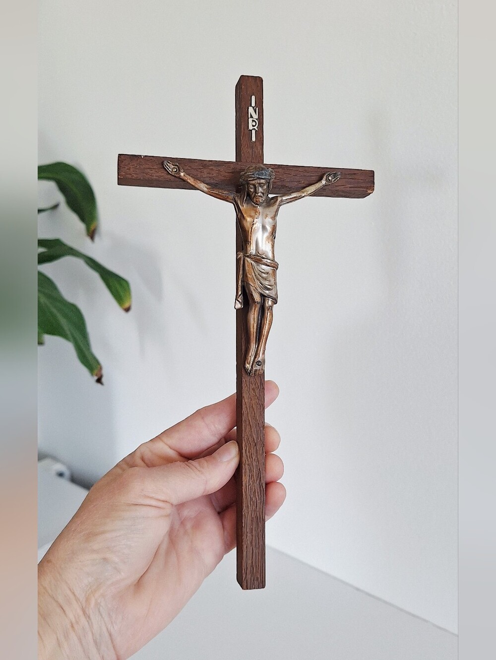Antique wooden crucifix